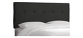 Five Button Headboard in Black M4737
