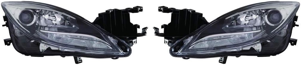Headlight Assembly Unit Pair Halogen W5273