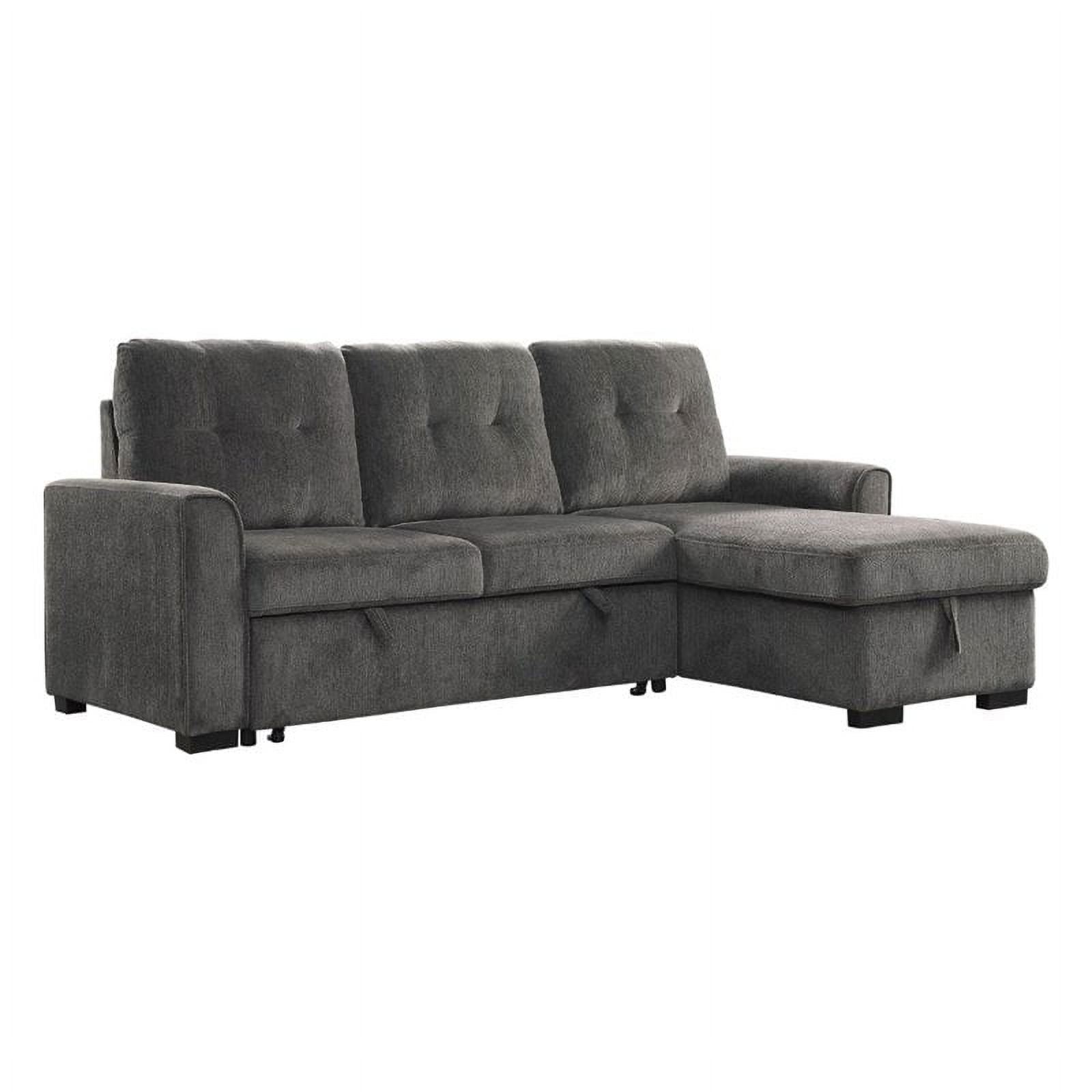 Dark Gray Reversible Sectional P75152