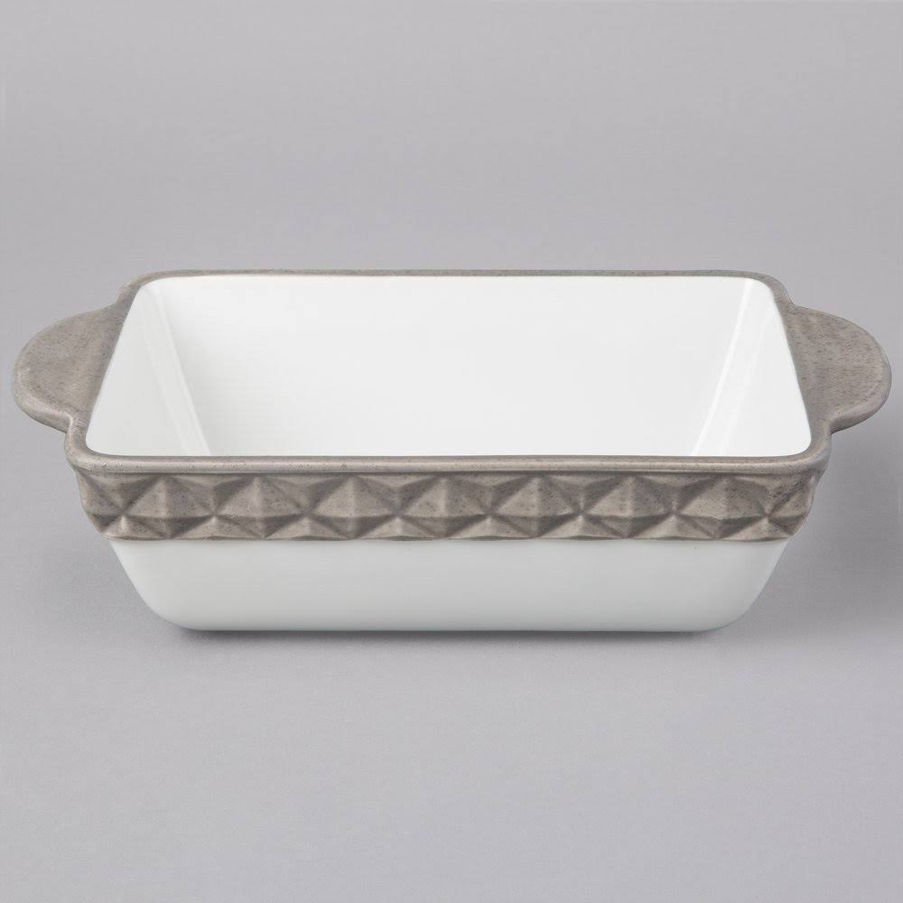 1.5 qt. Black Rectangular China Casserole Dish U76331