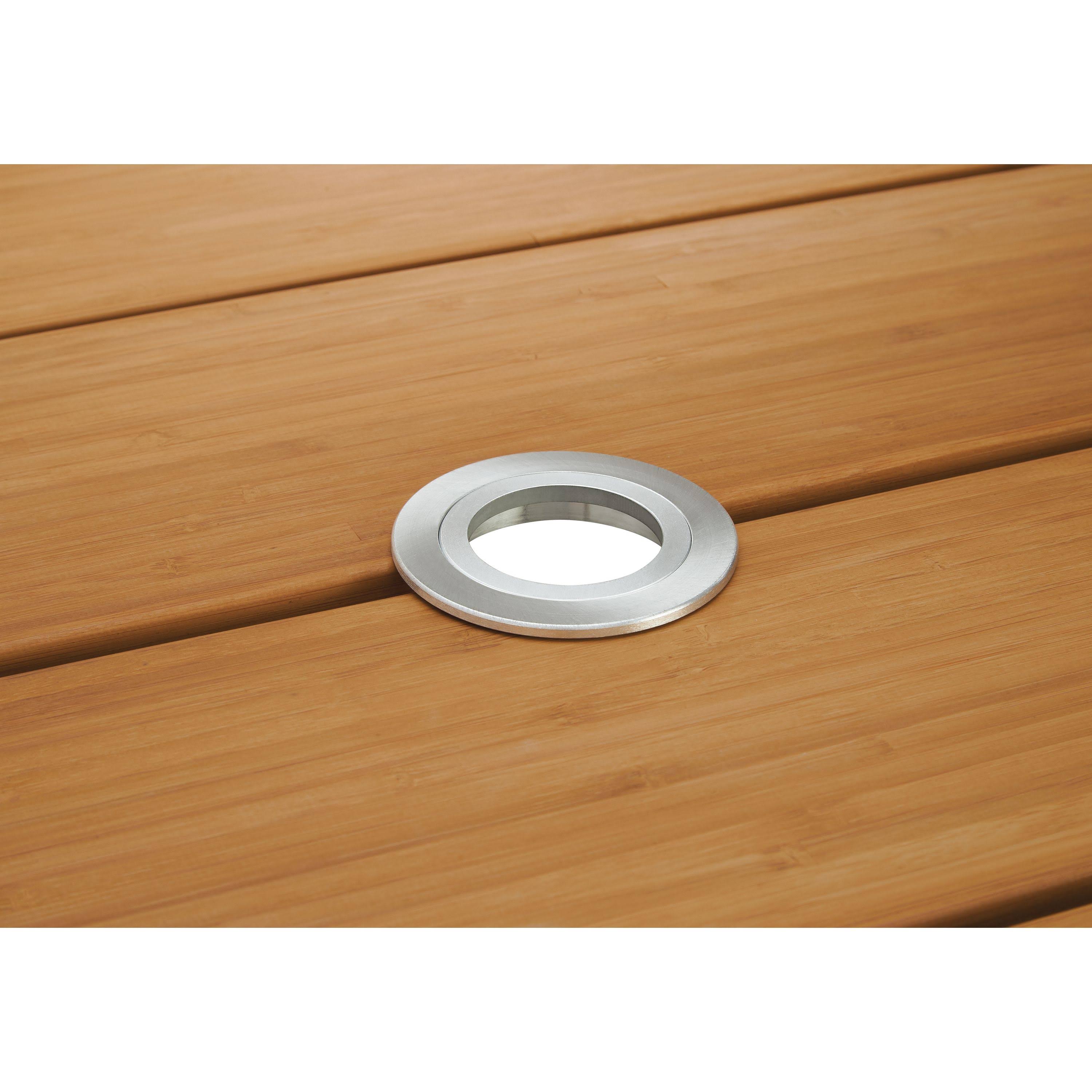 Orange Recycled HDPE Parsons Patio Table M402941