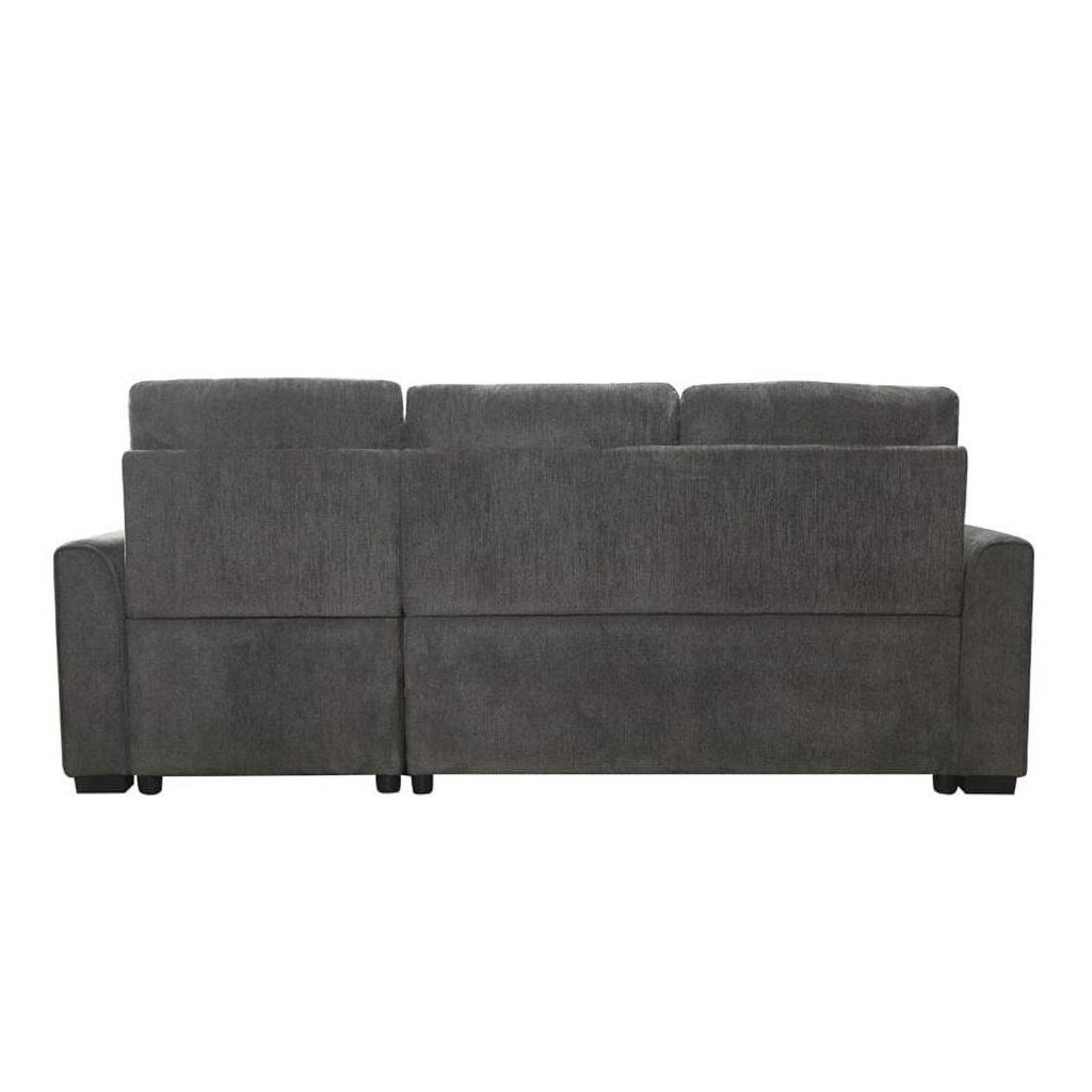Dark Gray Reversible Sectional P75152