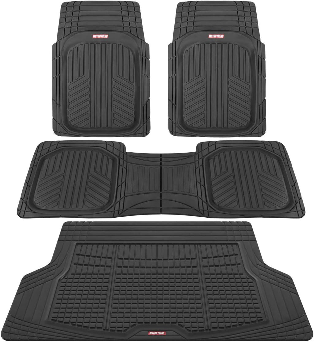 Gray DeepDish Front & Rear Mats with Trunk Cargo Liner Combo Set C66817