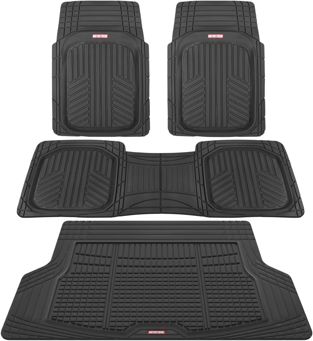 Gray DeepDish Front & Rear Mats with Trunk Cargo Liner Combo Set C66817