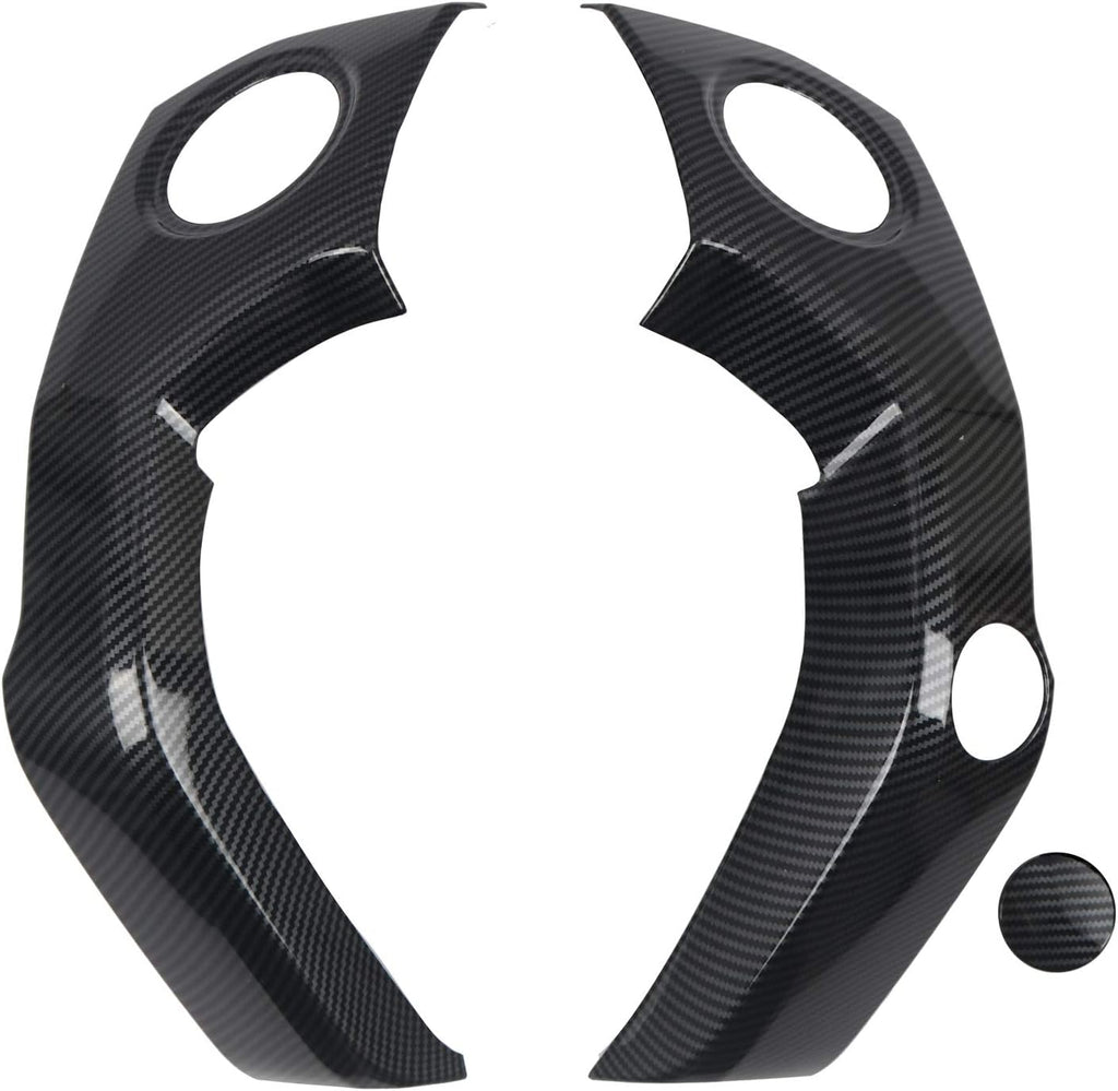 Center Console Gear Shift Box Water Cup Panel Cover ABS Blacking Out 1pc C117665