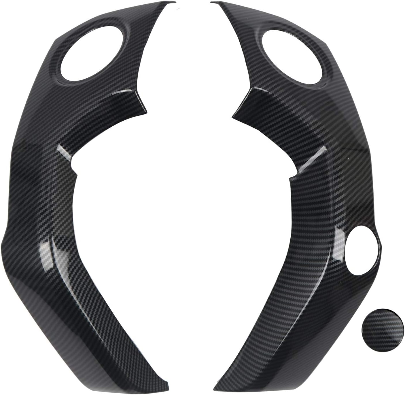 Center Console Gear Shift Box Water Cup Panel Cover ABS Blacking Out 1pc C117665