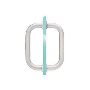Satin Chrome 6 inch Tubular Shower Door Pull Handles F843767