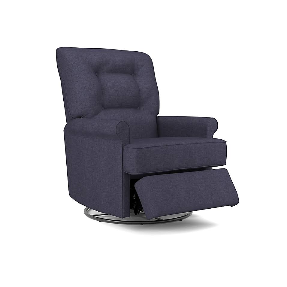 Navy Swivel Glider Recliner C806170
