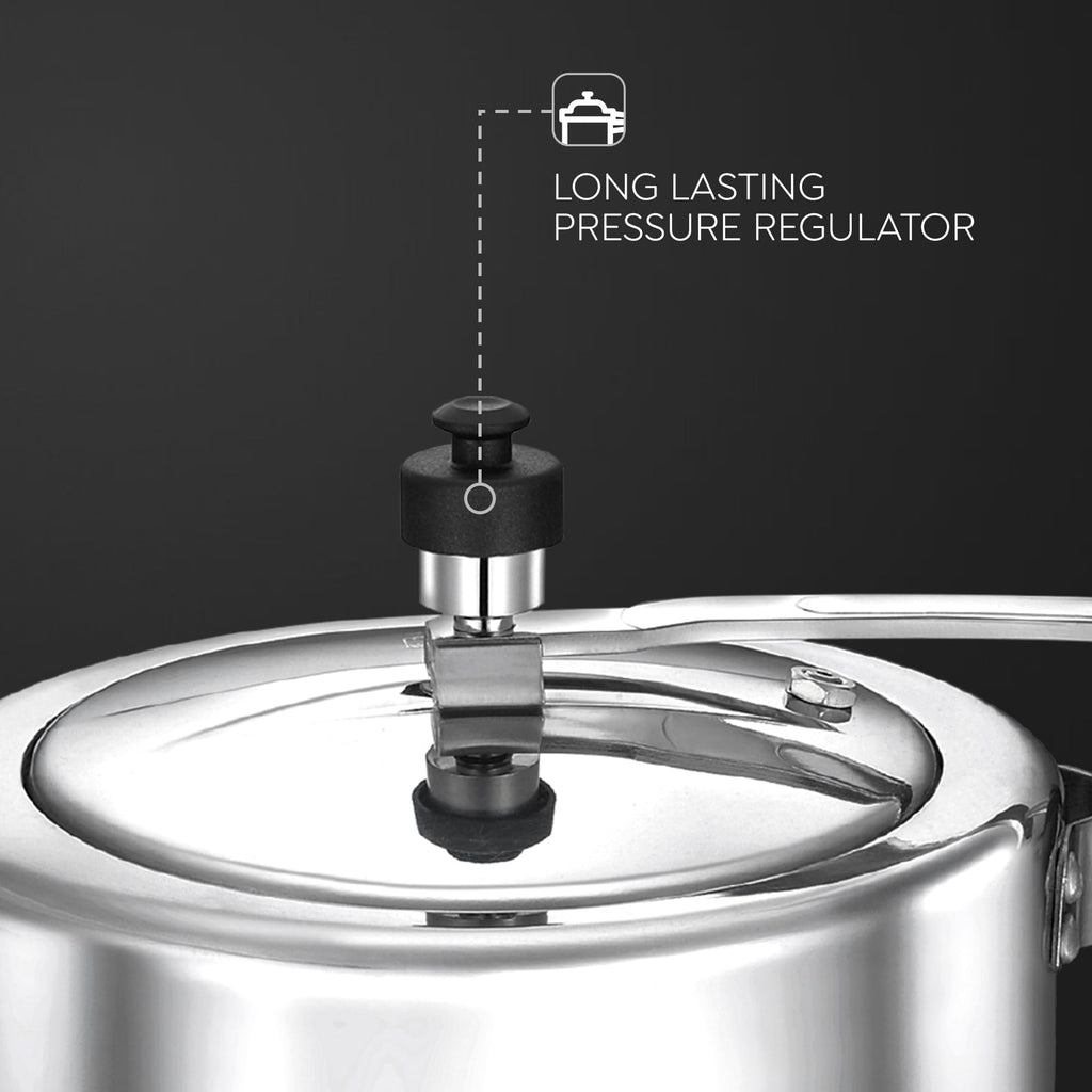Deluxe 5 L Induction Bottom Pressure Cooker (Aluminium) Y717120