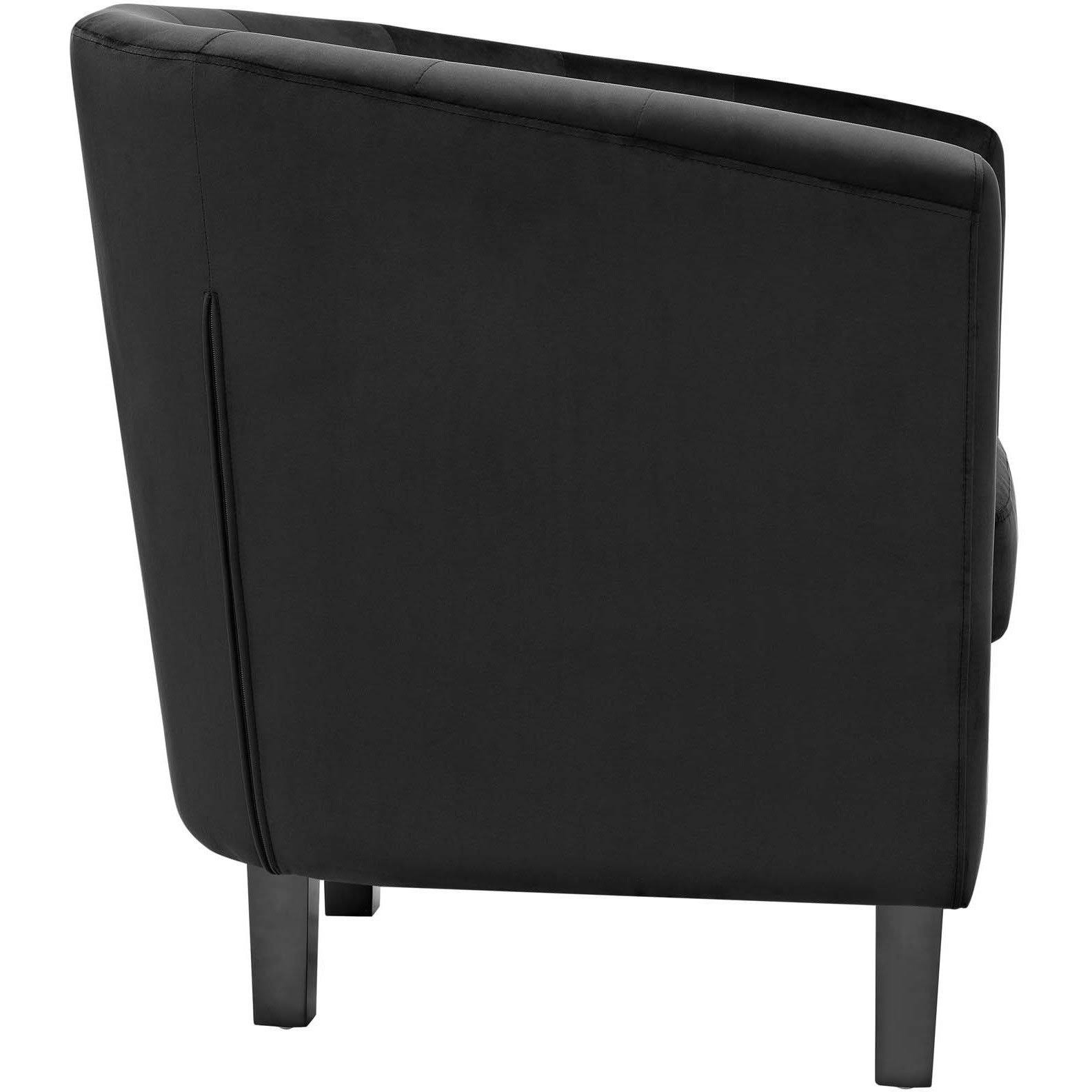 2 Piece Velvet Armchair Set - Gray O863