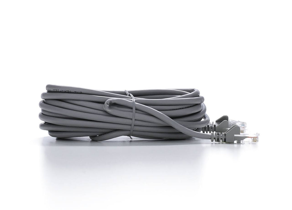 Snagless Patch Cable RJ45 Connectors 25 ft. Gray W695264