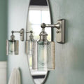 Brushed Satin Nickel Armed Sconce F476603