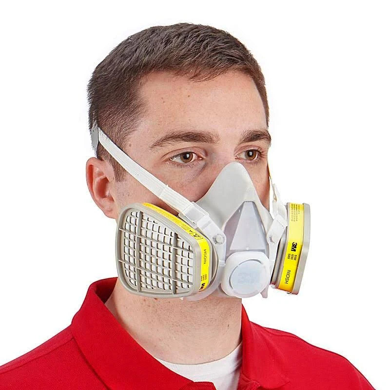 Half Facepiece Disposable Respirator, Organic Vapor/Acid Gas, Small J734372