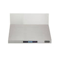 36x22 Wall Mount Range Hood with 900 CFM Stainless Steel Baffle Filters and LED Lighting C8589