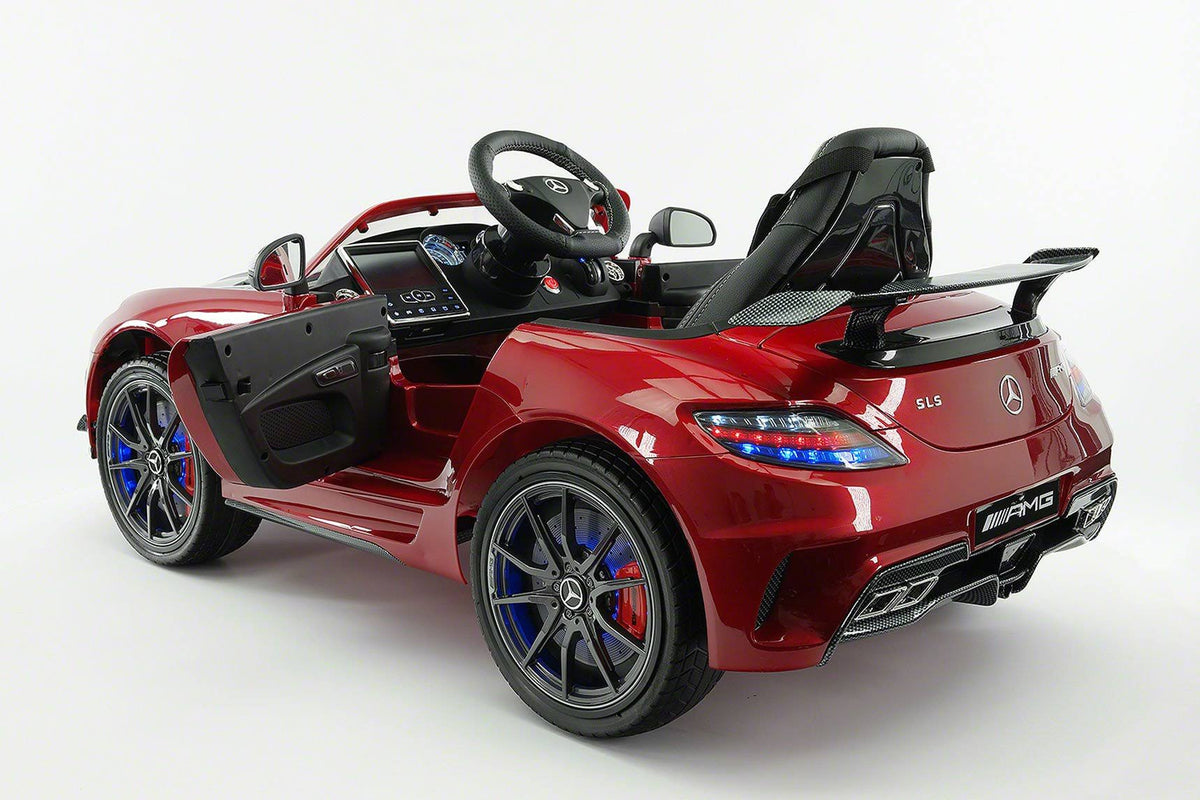 Cherry Red 12V Kids Ride-On Car with Parental Remote D153557
