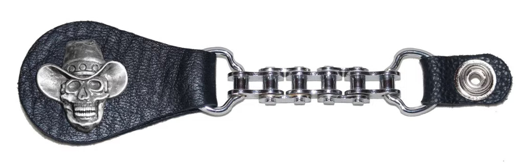 Cowboy Skull Bike Chain Vest Set B805