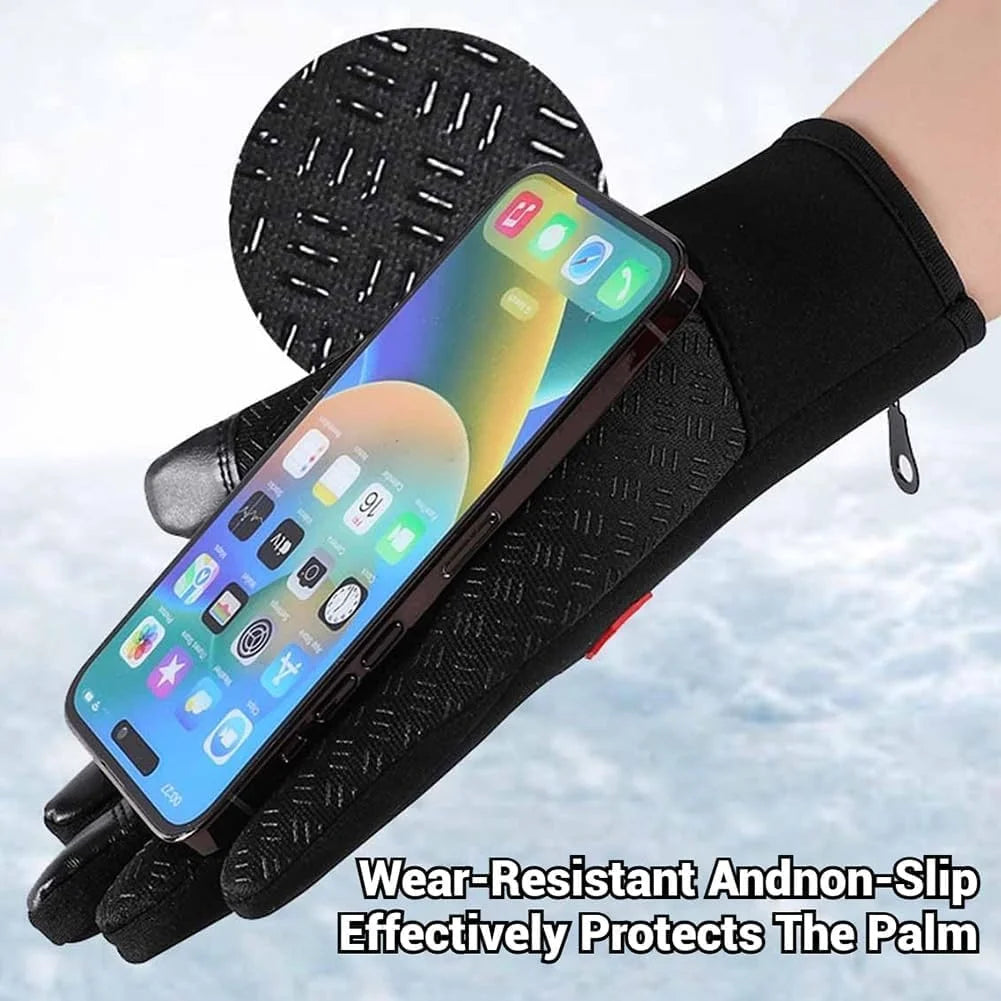 Waterproof Windproof Thermal Touchscreen Winter Gloves with Non-Slip Grip Z84319