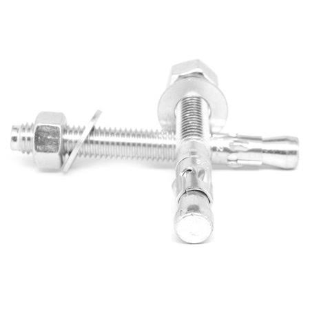 1/2 inch-13 x 10 inch Coarse Thread Wedge Anchor Low Carbon Steel Zinc Plated Pk 25 S939701
