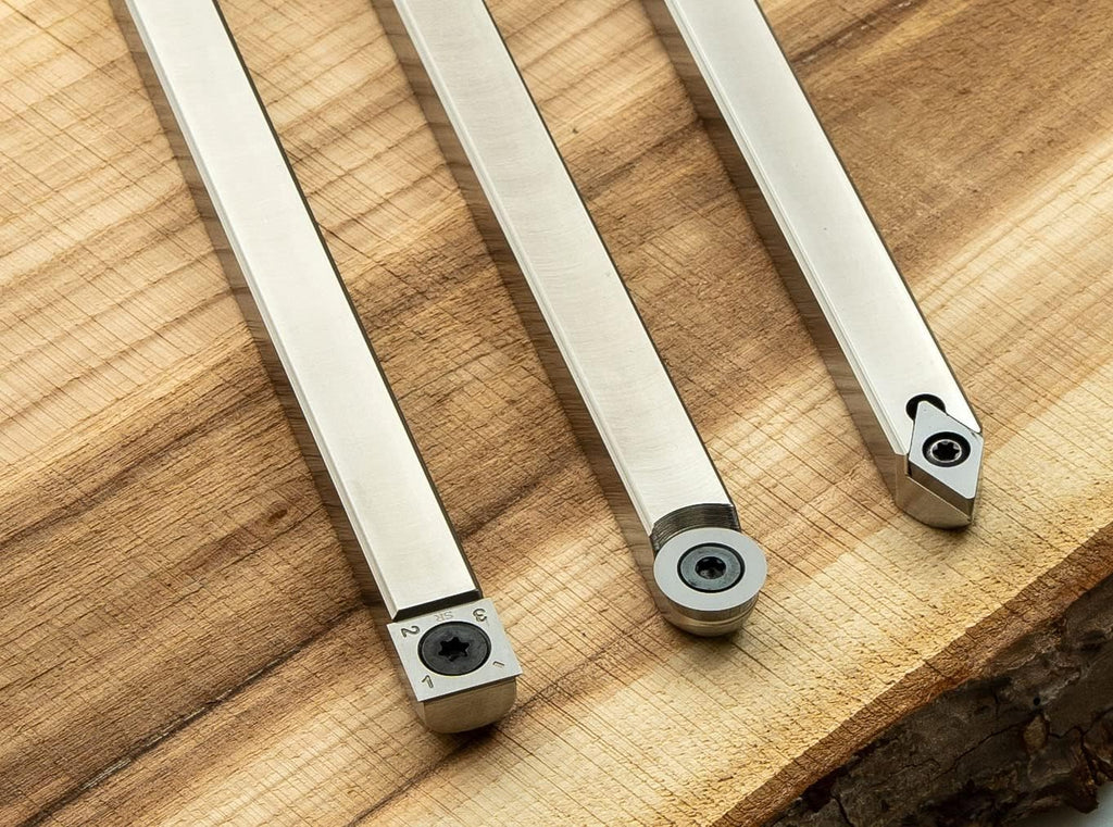 Carbide Wood Lathe Tools, 26" Overall Length, Stainless Steel Y430