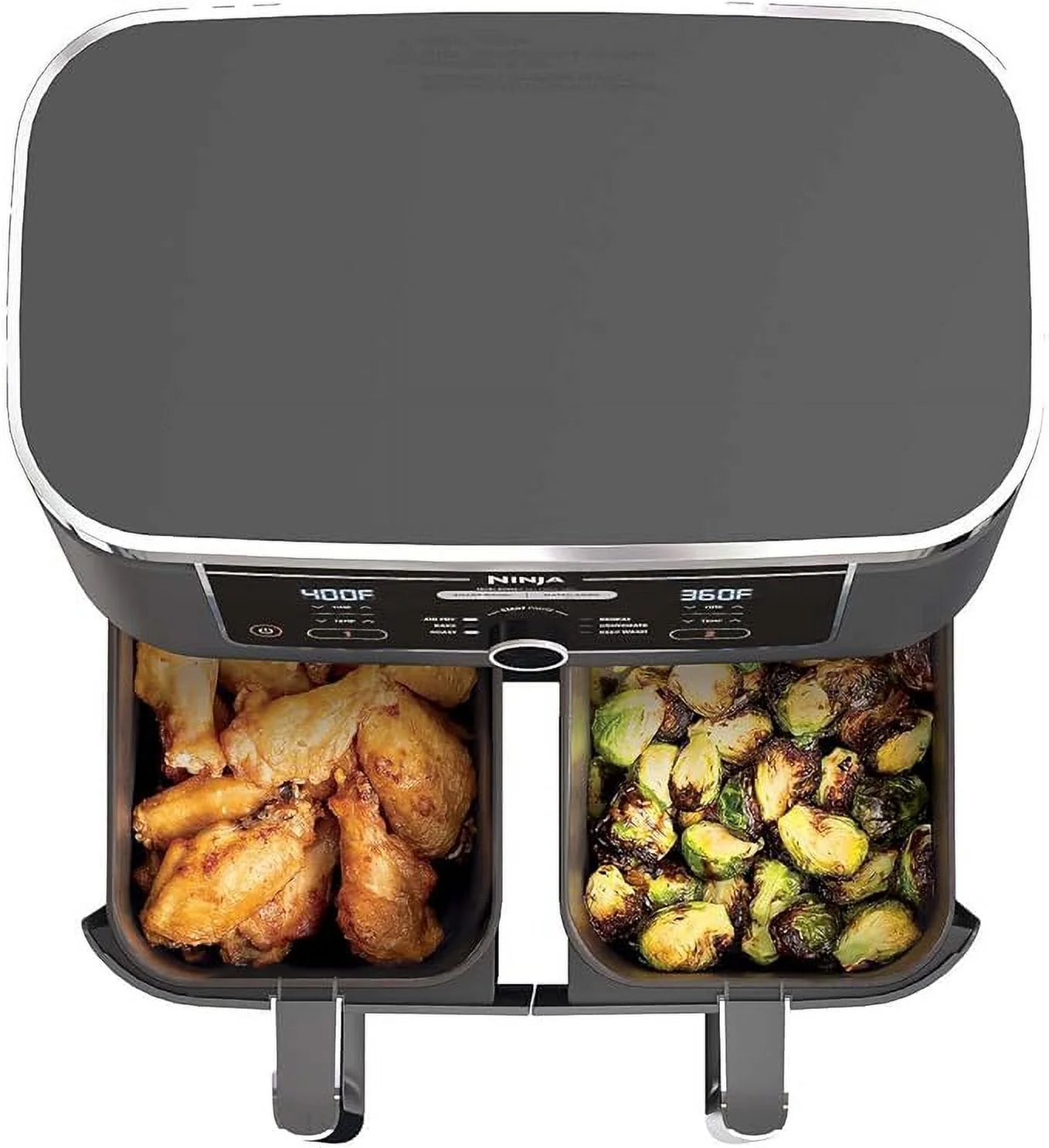 Open Box 10qt XL 2 Basket Air Fryer L879557
