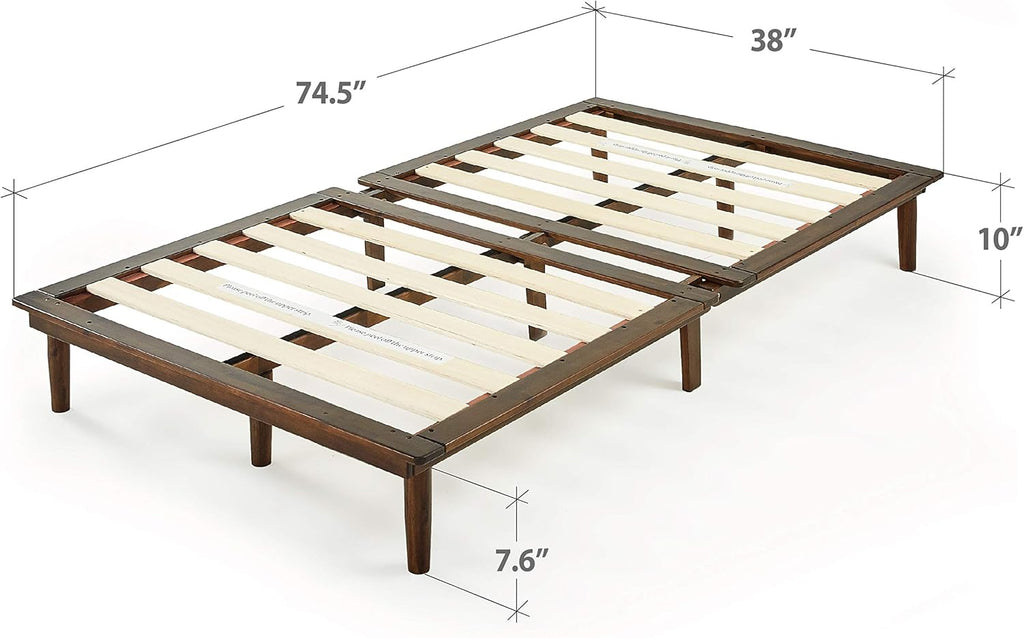 Full Size Solid Acacia Wood Platform Bed Frame W669