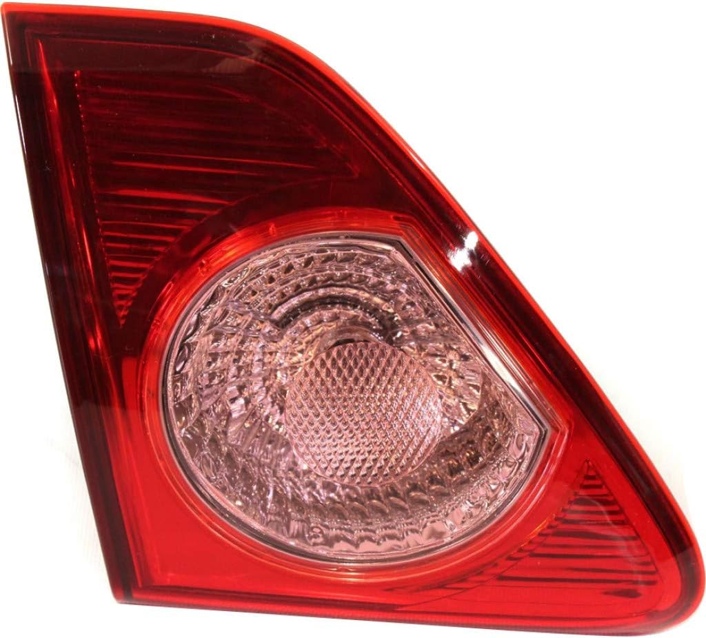 Toyota Corolla Inner Tail Light Assembly 2009 2010 Passenger Side T556218