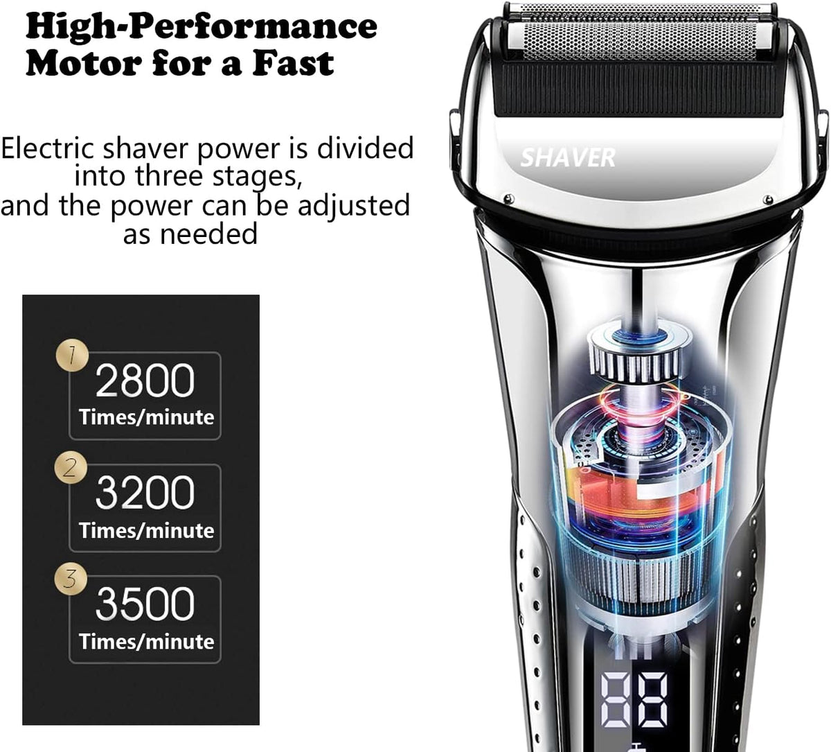 Silver Electric Foil Shaver, Pack of 2 O5515