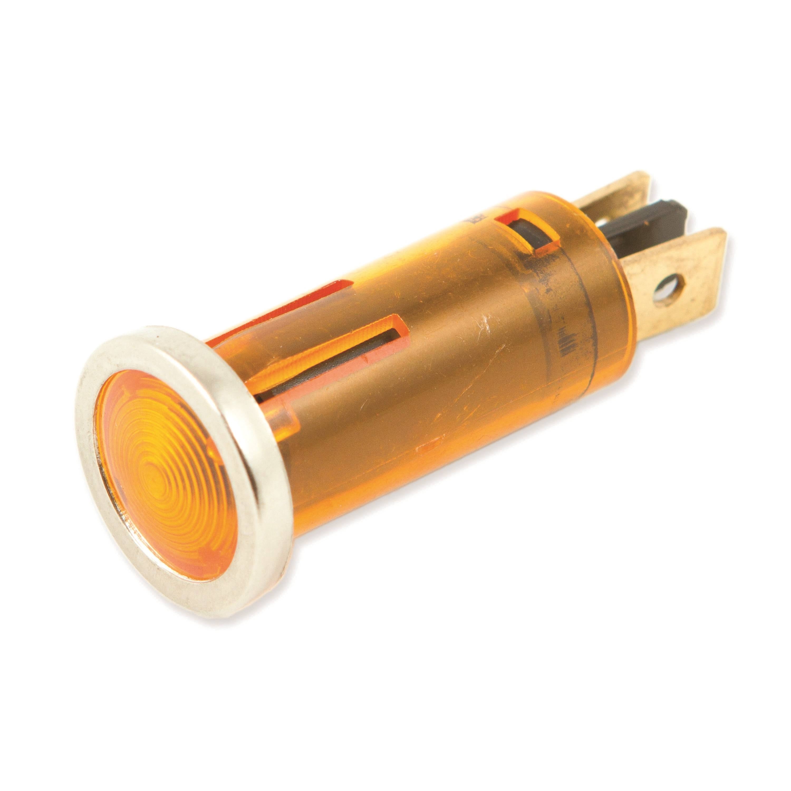 12-Volt .5x22 Round Indicator Light with Chrome Bezel J939454