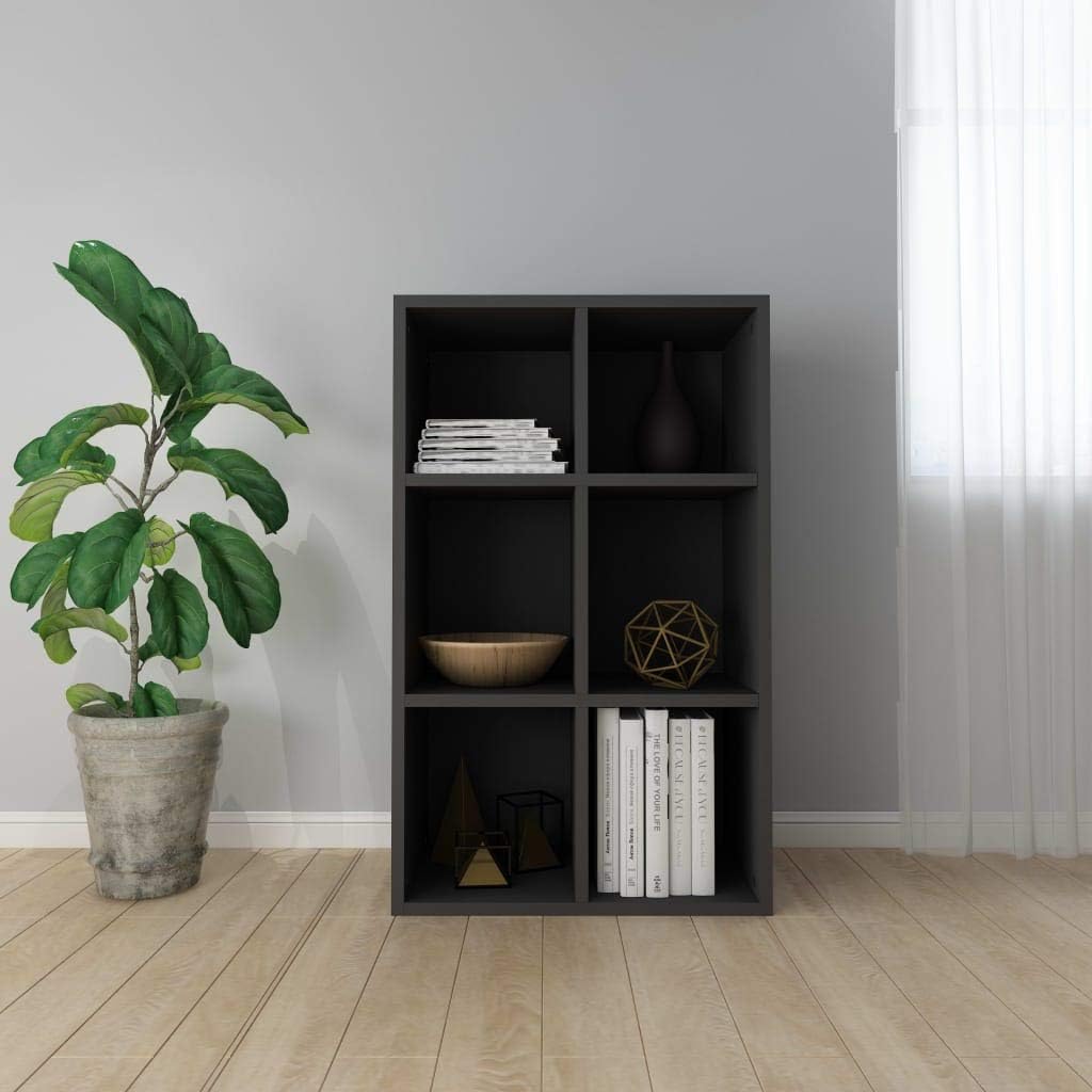 White and Sonoma Oak Book Cabinet Sideboard O576010
