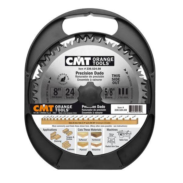 Precision Dado Set 6-Inch x 20 Teeth with 5/8-Inch Bore Y262